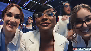 Three trandroids are sexually on the loose n fuck scientists