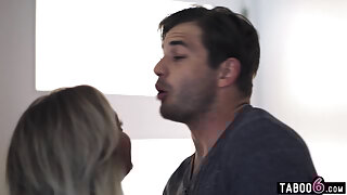 Cheating MILF puts lover in the closet