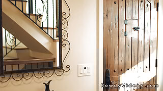 Muscle suspect anal fucks handsome cop in his bedroom