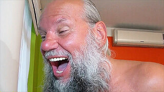 Looks like grandpa has fun