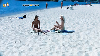 Young nudist fresh hotties caught on a camera