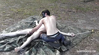 Damien Rage gets zapped on the tarp