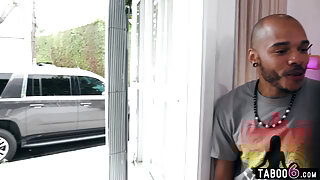 MILFs gangbang the black yoga instructor and one of his students too