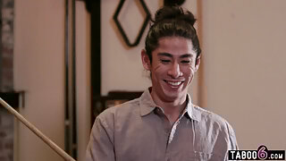 Husband watches MILF wife Lauren Phillips getting fucked from behind