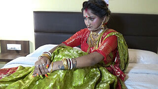 Newly Married Indian Girl Sudipa Hardcore Honeymoon First night sex and creampie