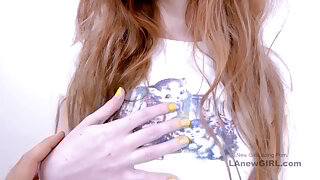 Wild girl gets big cock in her asshole after interview