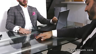 Real estate agent is fucked for a job in the office